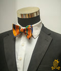 Authentic Kente fabric Bow-tie : Faux self-tie Design