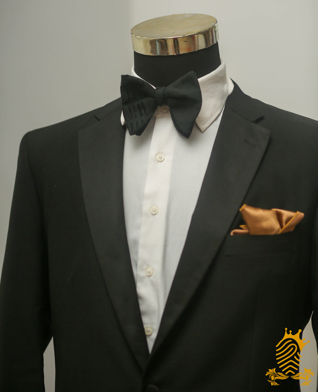 Authentic Kente fabric Bow-tie : Faux self-tie Design