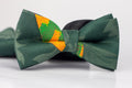 Green Kente Standard Bow-tie [Pre-tied Bow-tie]