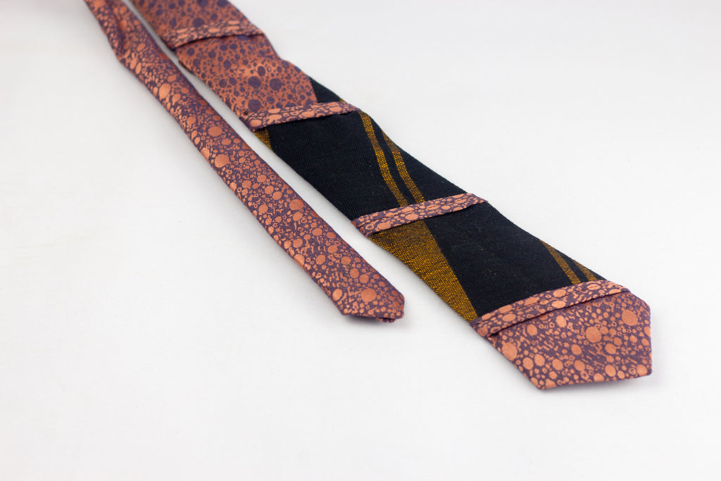 Luxury Handmade Fugu Necktie | Batakari Heritage x Italian Cotton