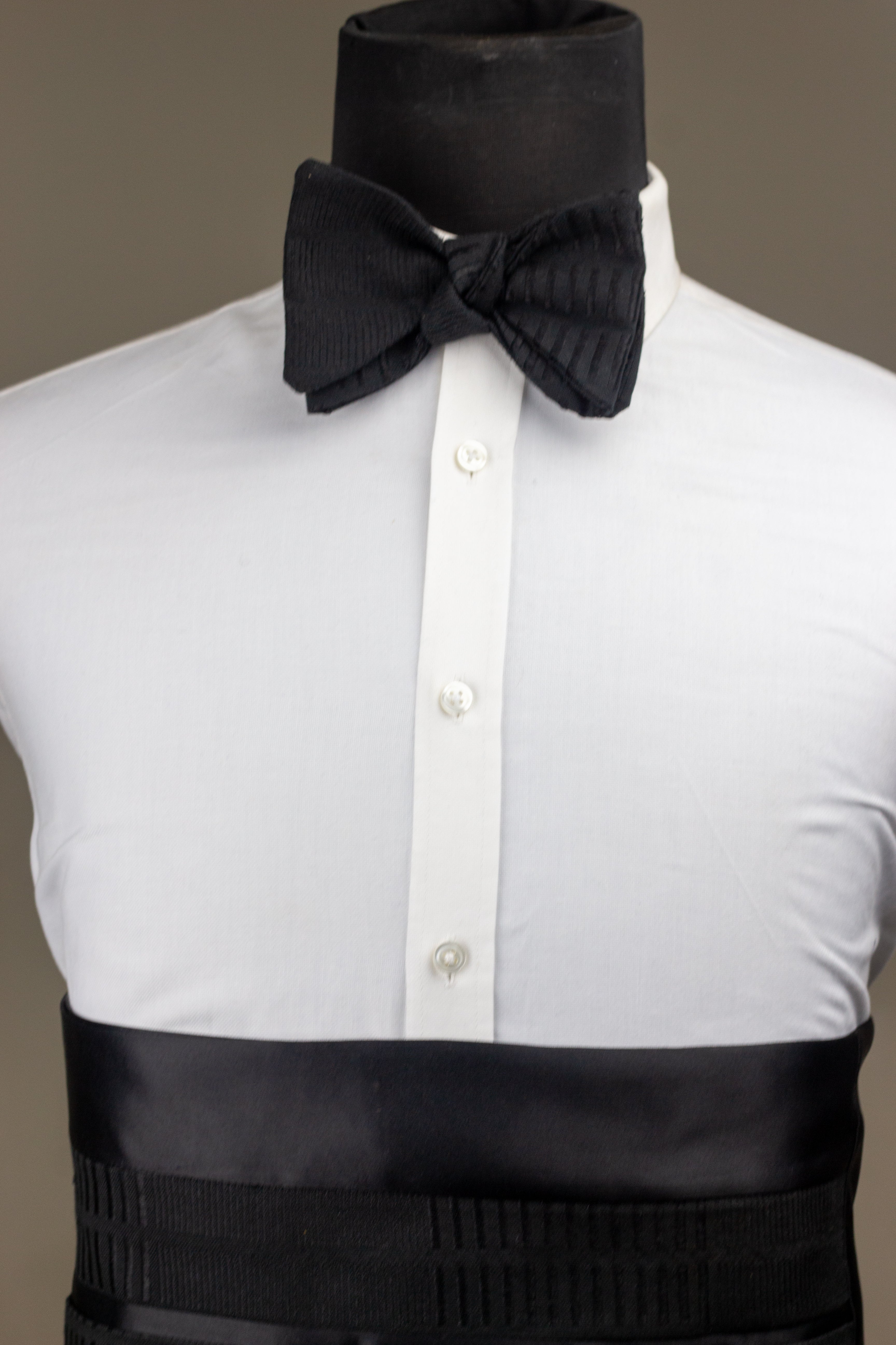 Black Kente Bowtie and Cummerbund