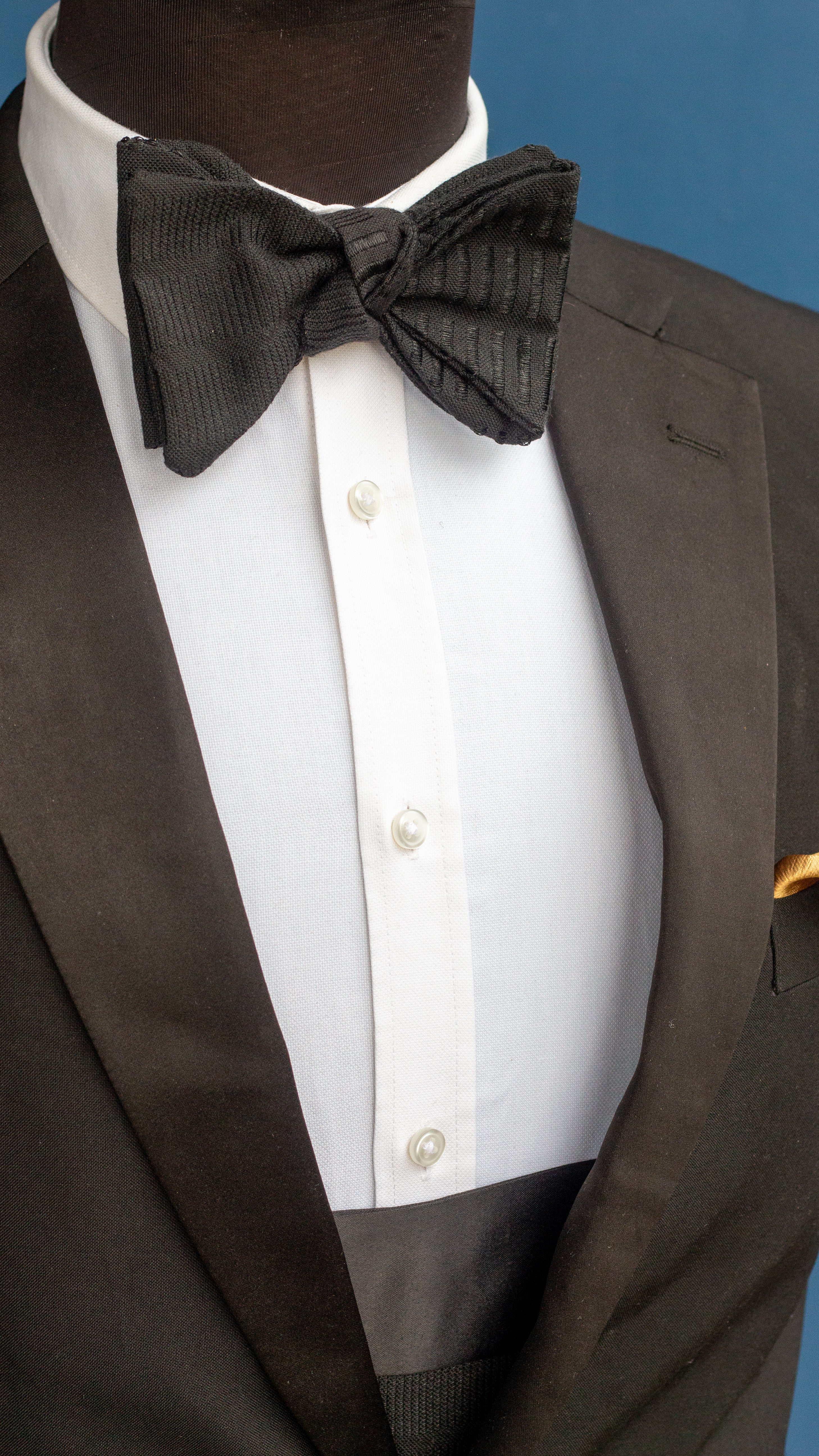 Black Kente Bowtie and Cummerbund